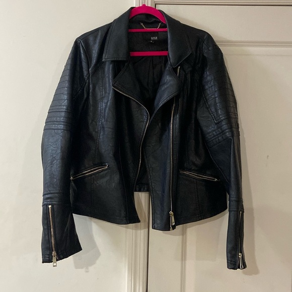 ANA Leather Moto Jacket - Picture 1 of 6